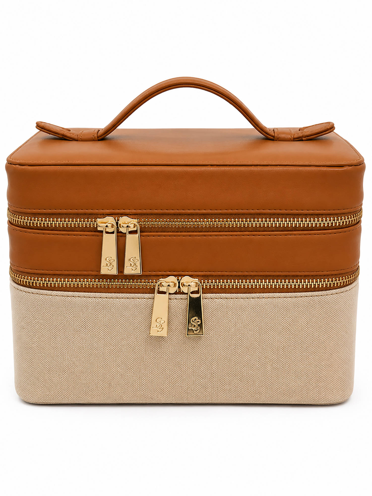 SG By Sonia Gulrajani Tan Voyage Vanity Case