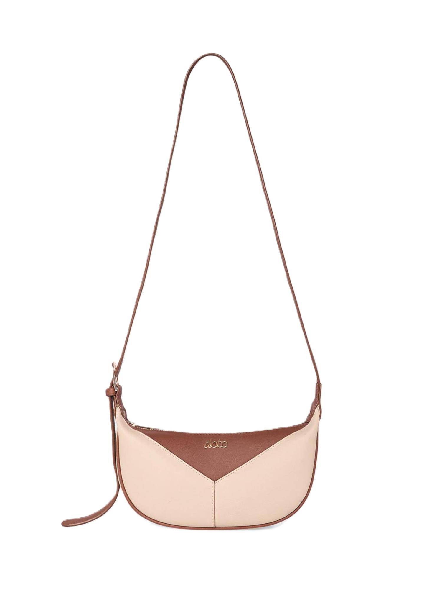 Everpret Women Beige-Tan Enso Faux Leather Sling Bag