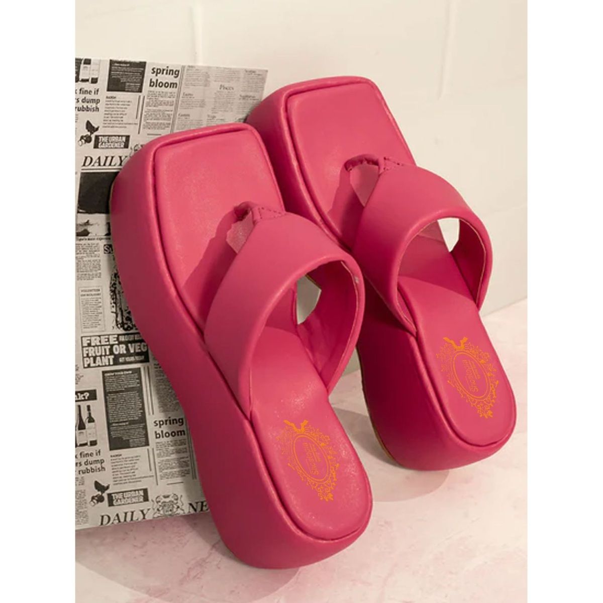 Shoetopia Women Pink Solid Heels: Buy Shoetopia Women Pink Solid Heels ...