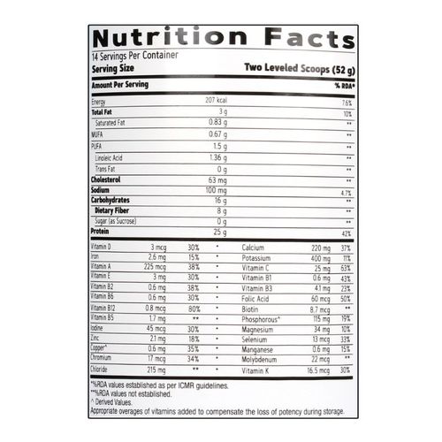 GNC Total Lean Lean Shake 25 - 207 Calories, 25g Protein, 8g ...