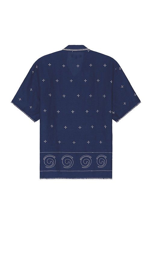 Buy Malbon Golf Ronin Linen Button Down Shirt Online