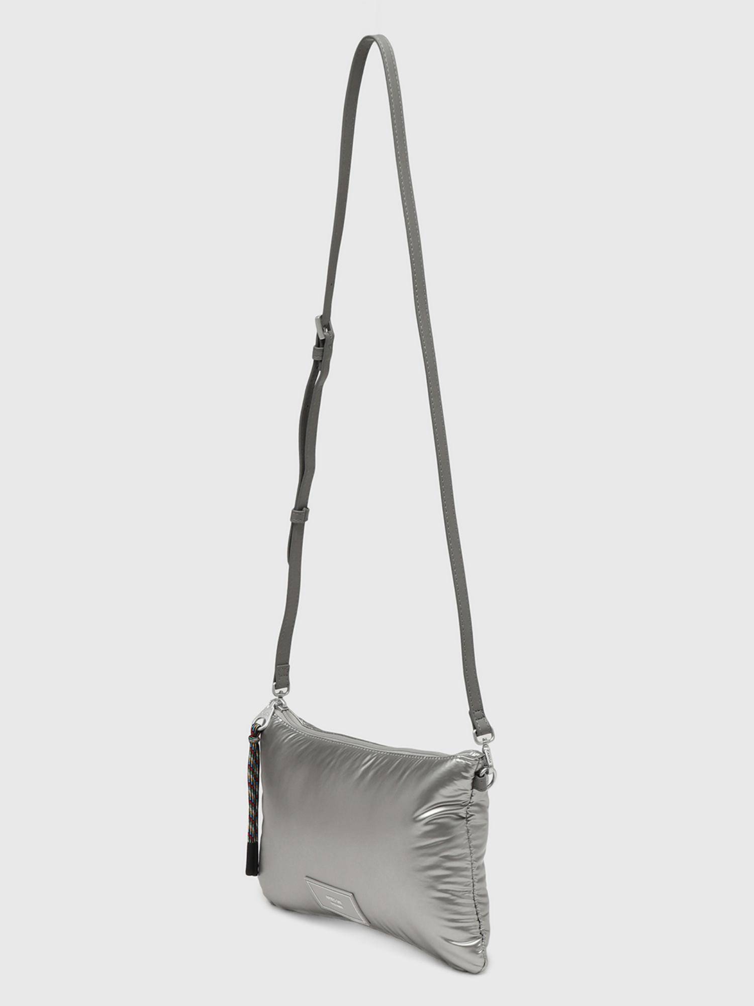 CARPISA Cristallo Women Beauty Sling Bag With Detachable Strap - Silver (M)