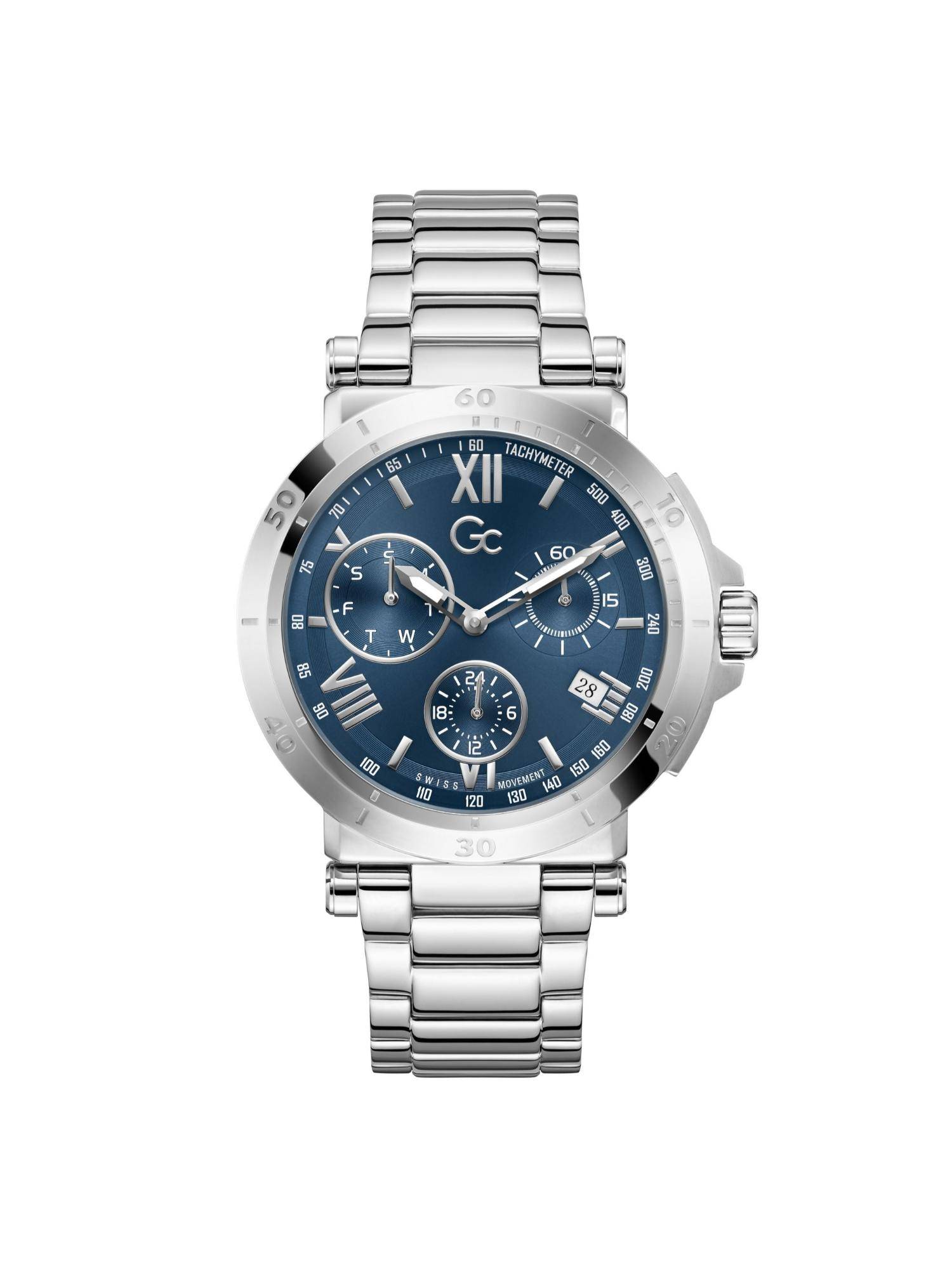 GC Insider 44 mm Blue Dial Men Chrono Watch - Y44010G7M (L)