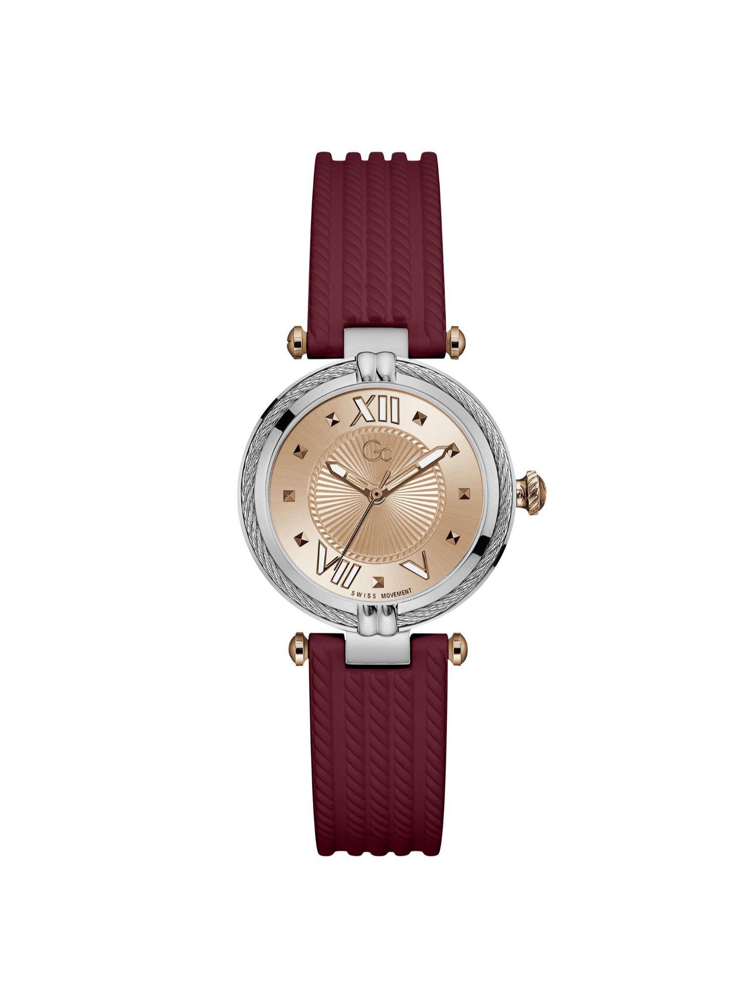 GC CableChic 32 mm Rose Gold Dial Women Analog Watch - Z24005L3MF (M)