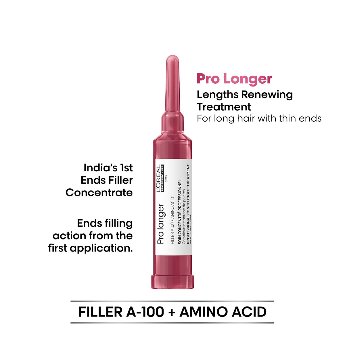 L'Oreal Professionnel Pro Longer Concentrate Treatment For Long Hair With Thinned Ends, Serie Expert