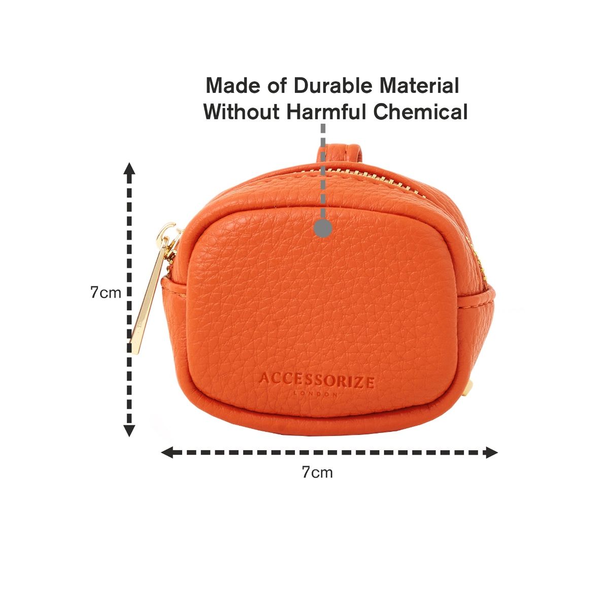 Buy Accessorize London Women Orange Earphone Keychain Case Bags