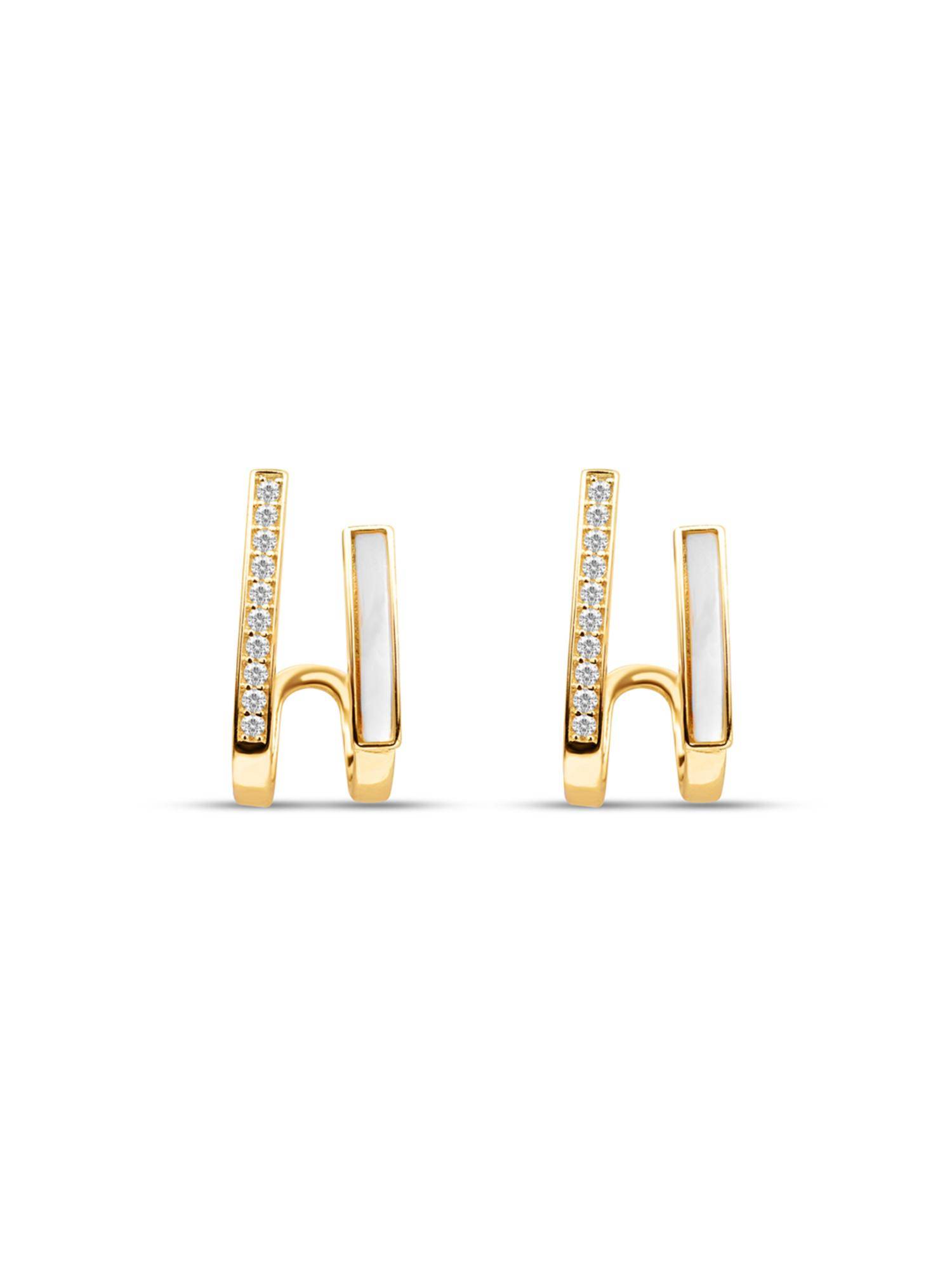 Nistra 925 Sterling Silver Cuddly Statement Earrings