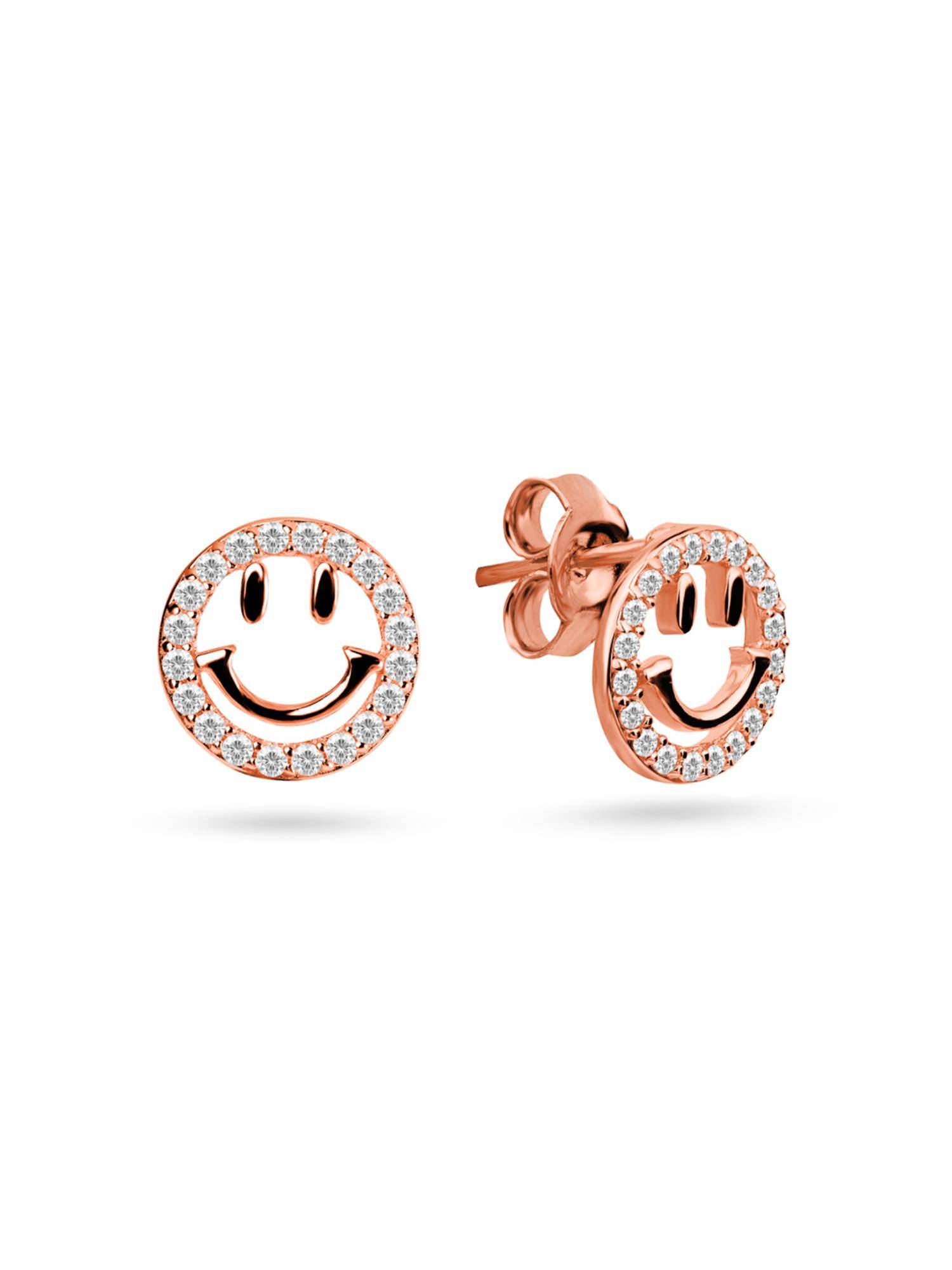 Nistra 925 Sterling Silver Good Vibes Earrings
