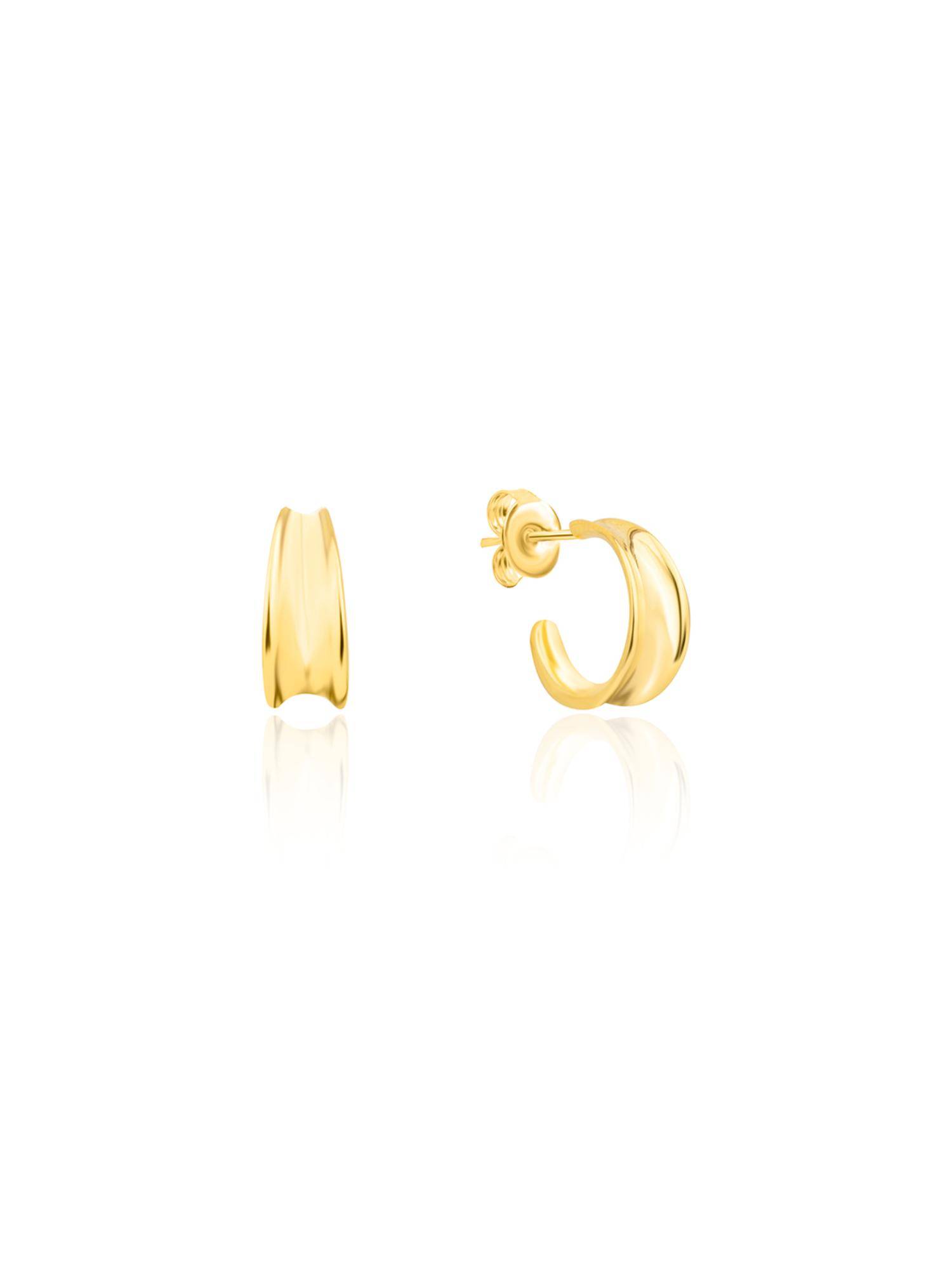 Nistra 925 Sterling Silver Sassy Chic Hoops Earrings