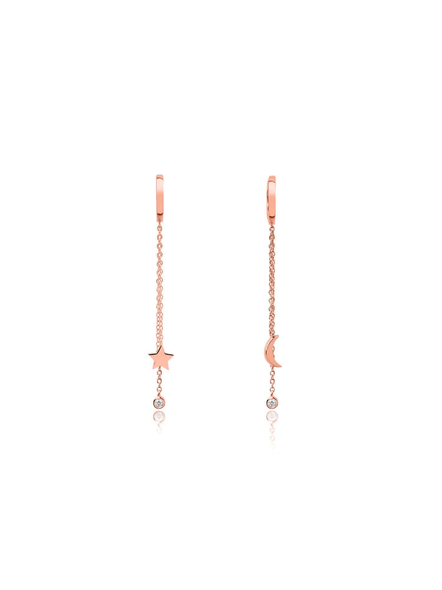 Nistra 925 Sterling Silver Fairytale Sky Danglers Drop Earrings