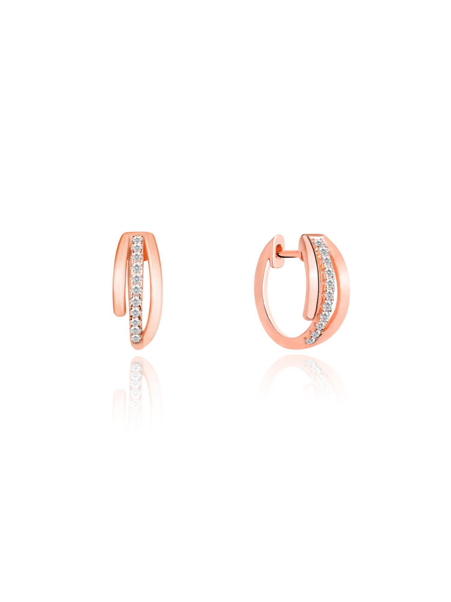 Nistra 925 Sterling Silver Dazzling Dancefloor Earrings