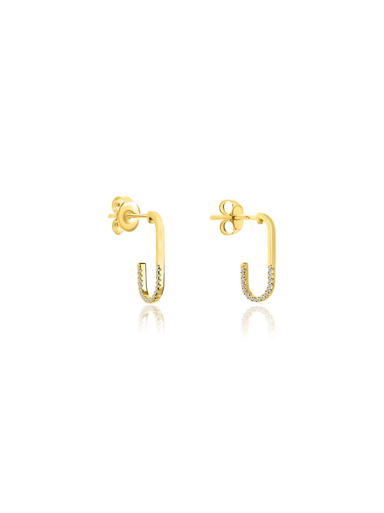 Nistra 925 Sterling Silver Bling Bliss Earrings