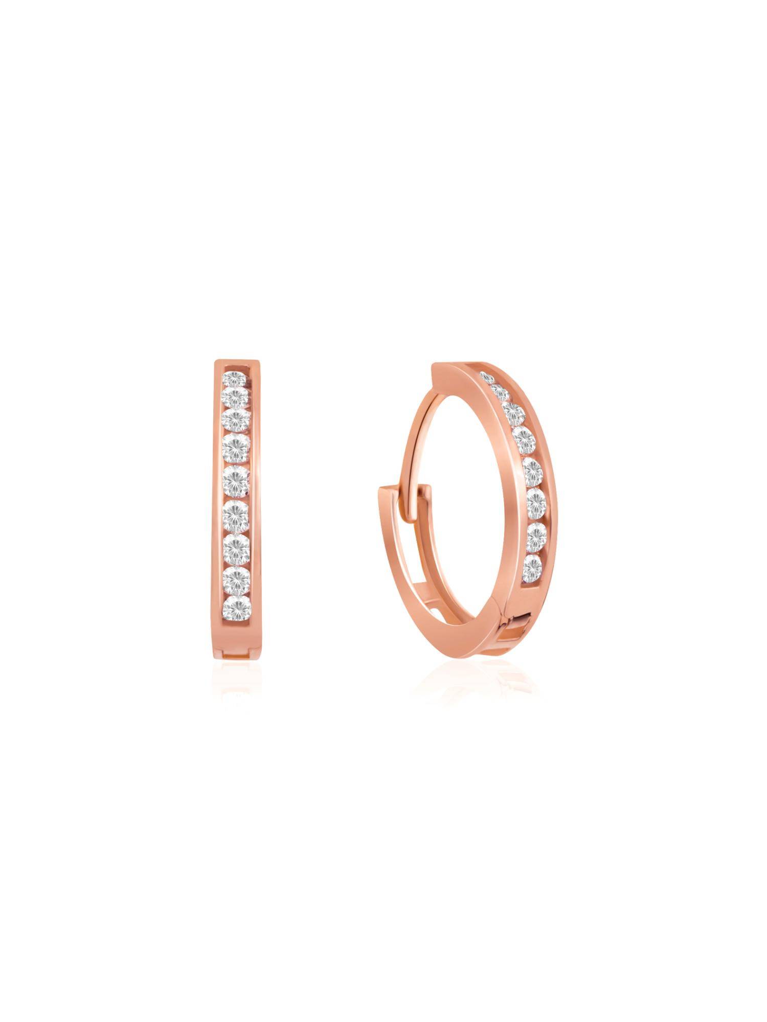 Nistra 925 Sterling Silver Everyday Upgrade Huggies Earrings