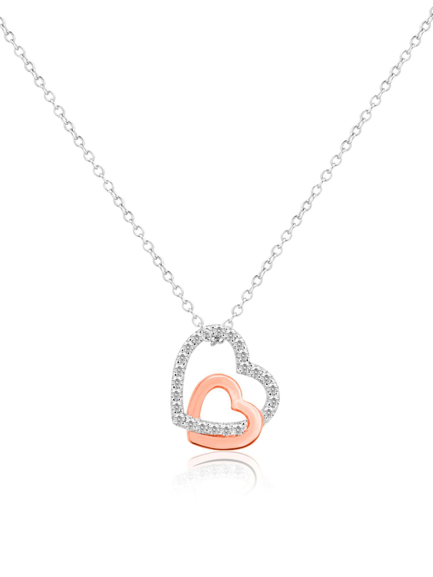 Nistra 925 Sterling Silver Intertwined Connection Necklace (Adjustable)