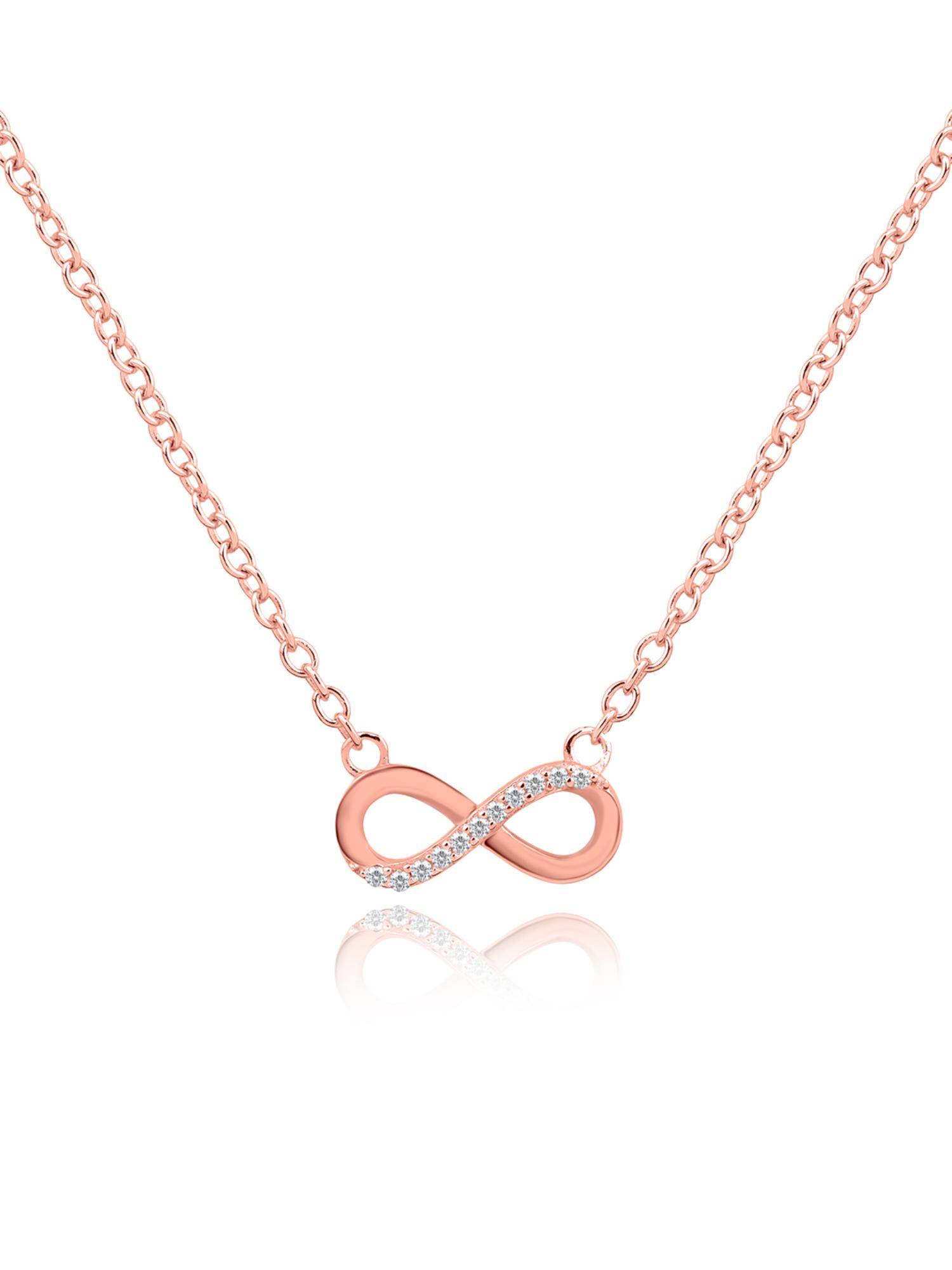 Nistra 925 Sterling Silver Infinite Exploration Necklace (Adjustable)