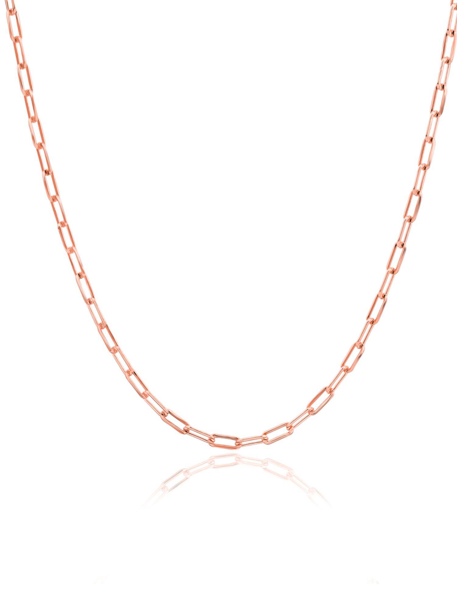 Nistra 925 Sterling Silver Suave Minimalist Link Chain (Adjustable)
