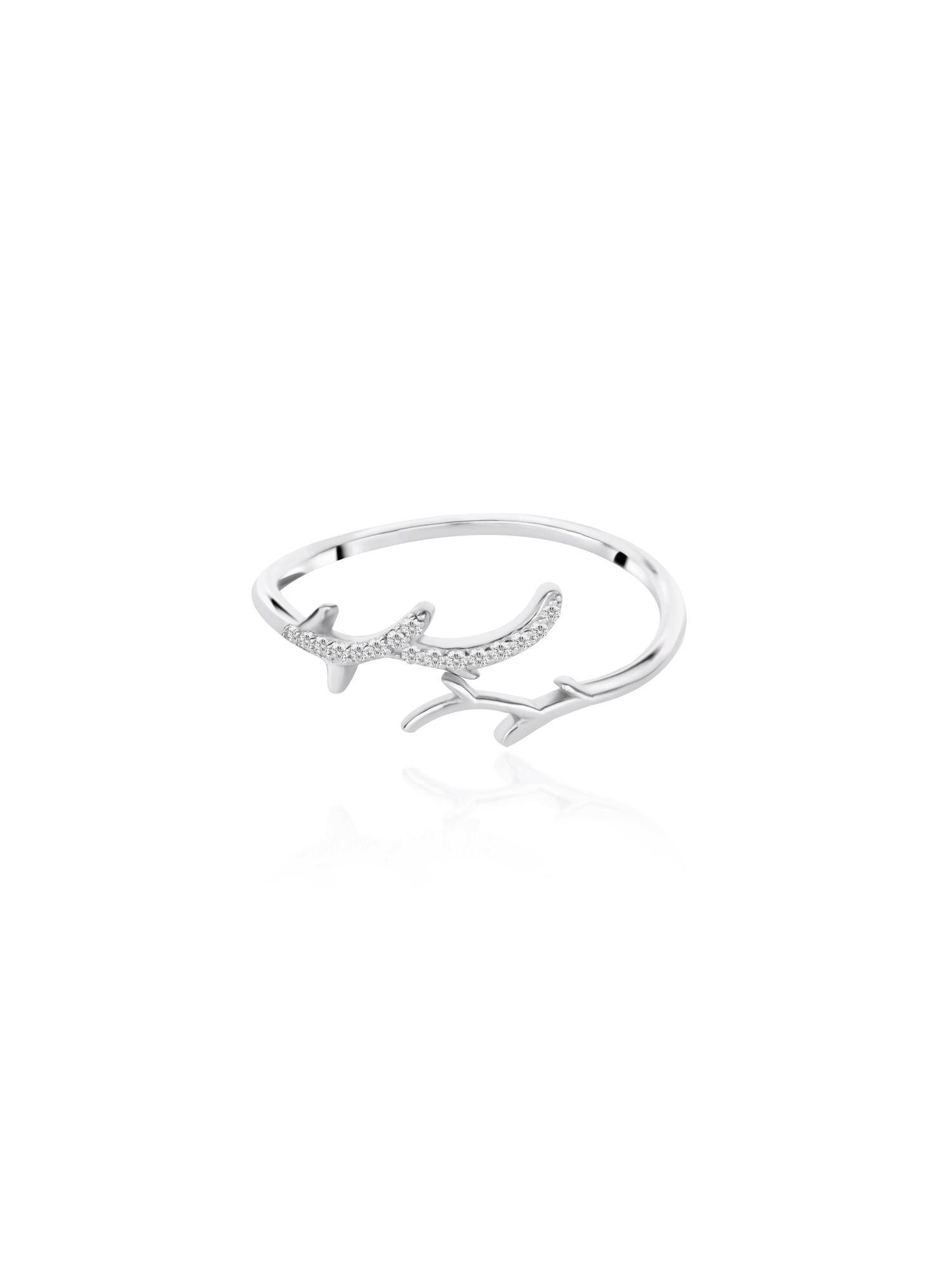 Nistra 925 Sterling Silver Wanderlust Branch Ring (Adjustable)