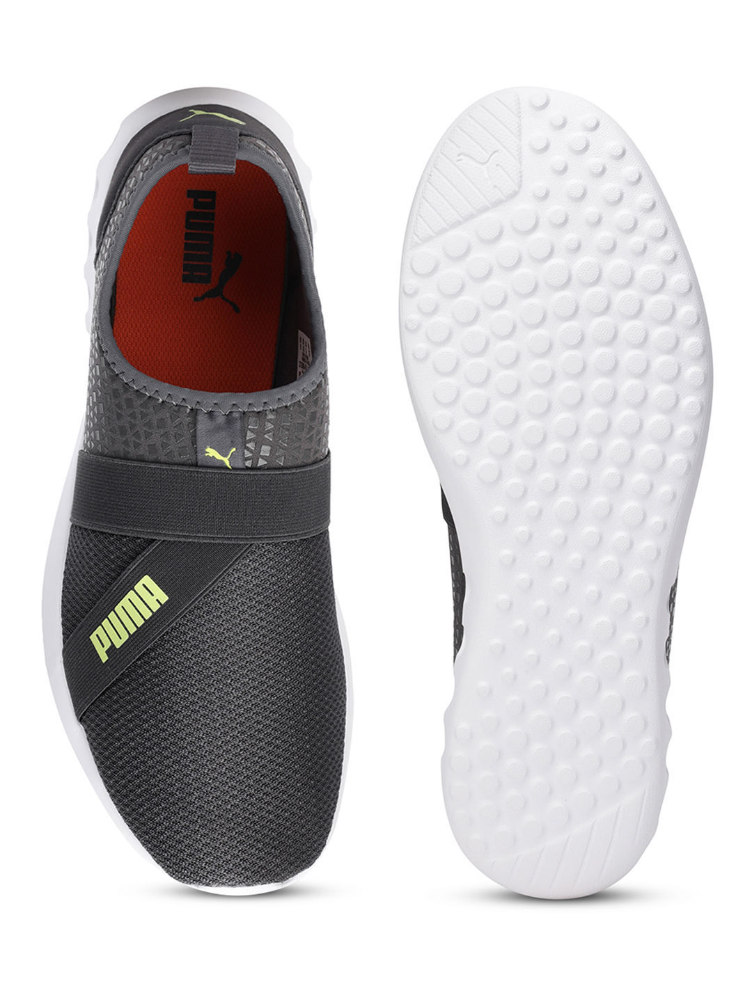 Buy Puma Dwane Slip On Mu Asphalt Limepunch UK 11 Online