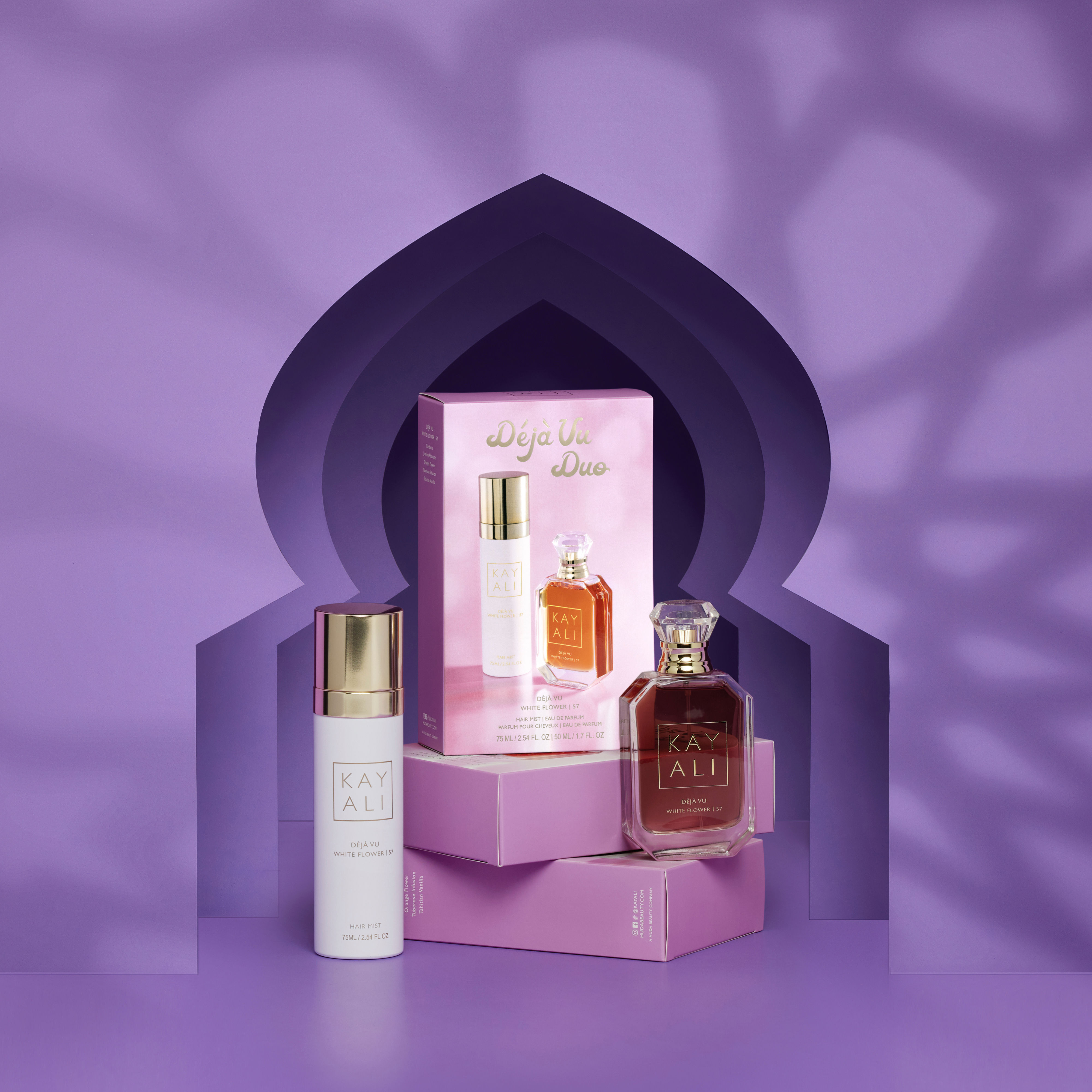 Kayali deja vu sales white flower hair mist