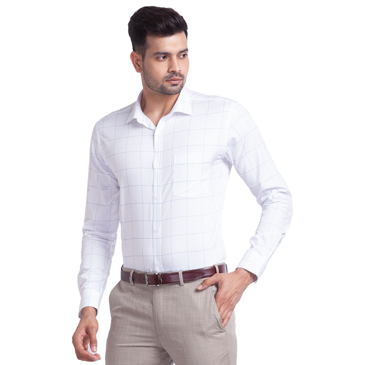 Buy Park Avenue White Shirt Online