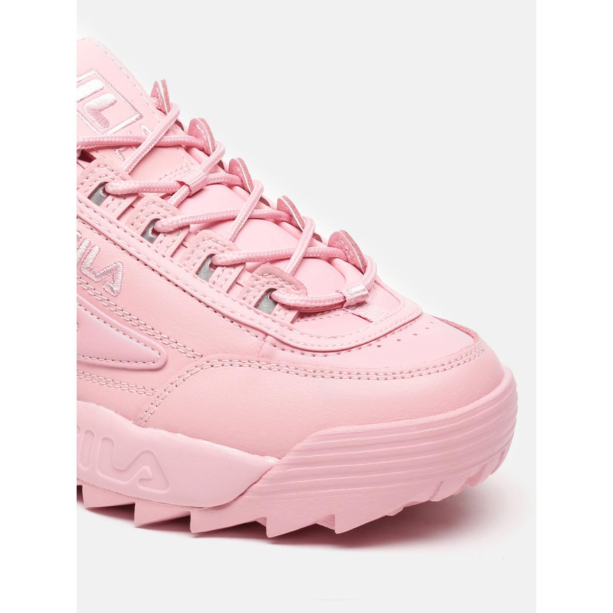 Fila dusty pink disruptor outlet ii premium patent trainers