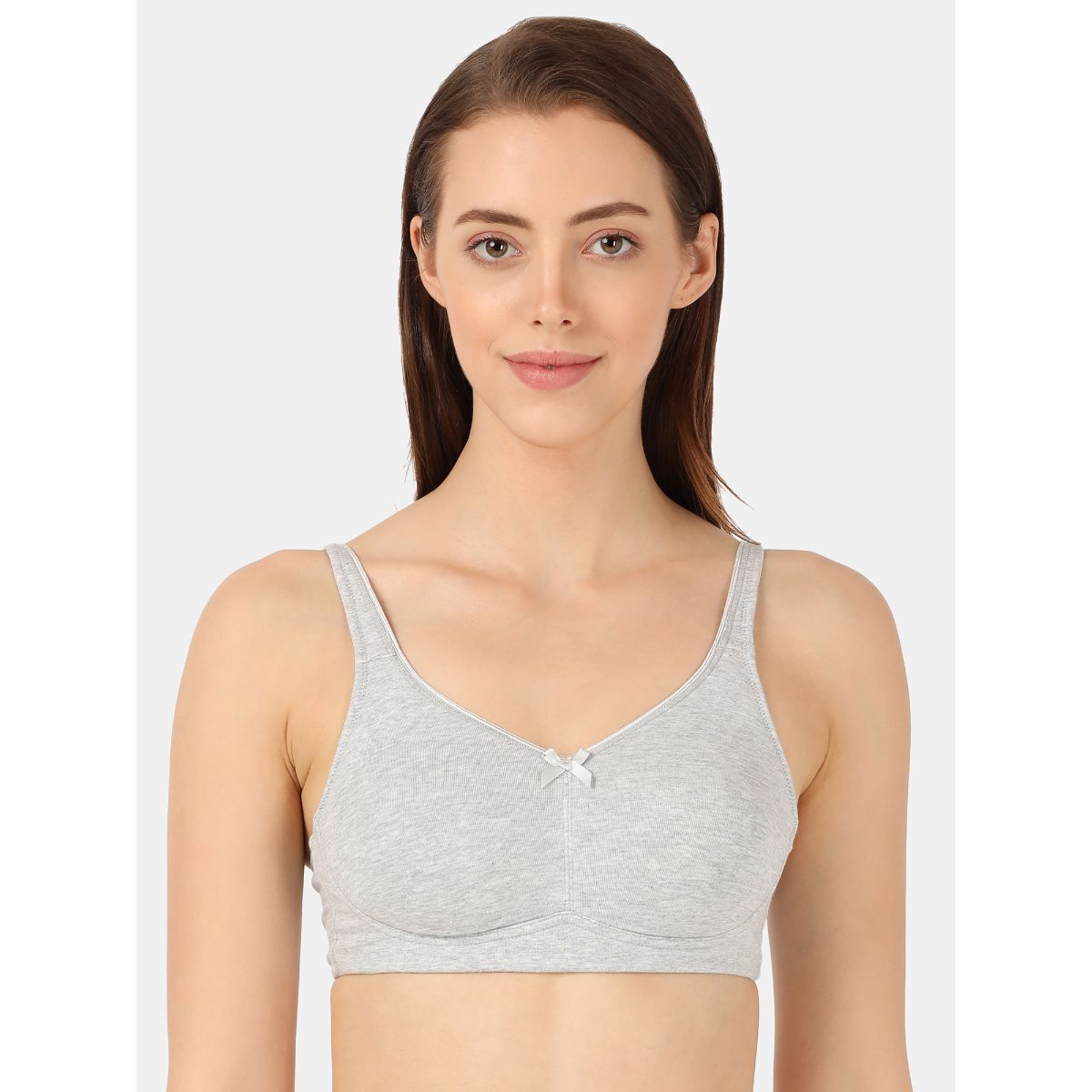 Buy Women's Wirefree Non Padded Super Combed Cotton Elastane Stretch Full  Coverage Everyday Bra with Concealed Shaper Panel and Broad Fabric Straps -  Candlelight Peach FE41