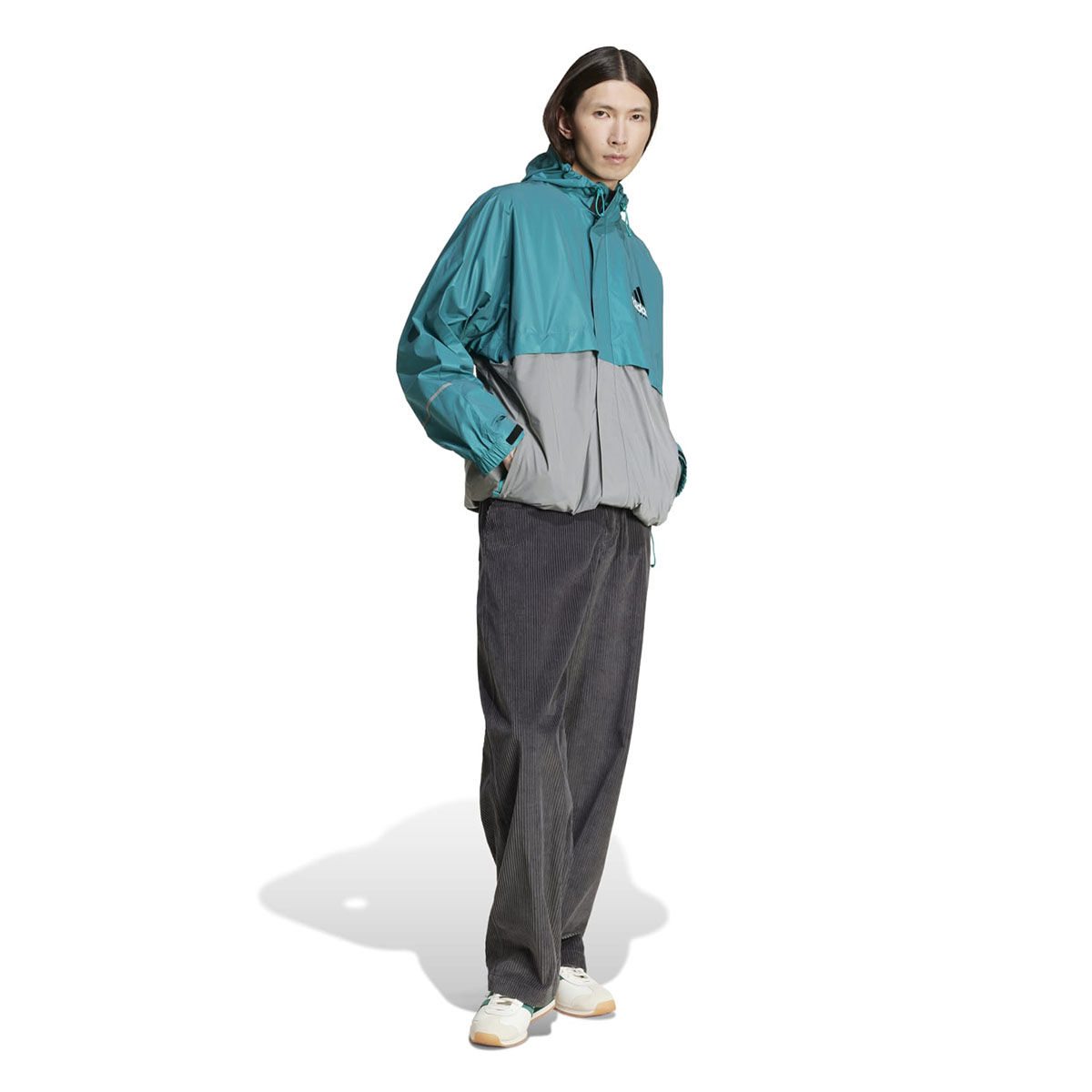 Buy adidas Originals Men Teal Sports Windbreaker Jacket Online