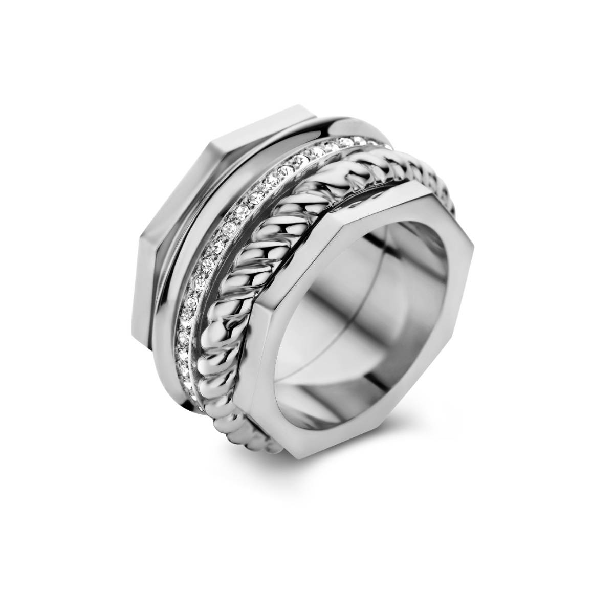 Cerruti 1881 Women Silver EMMA Ring