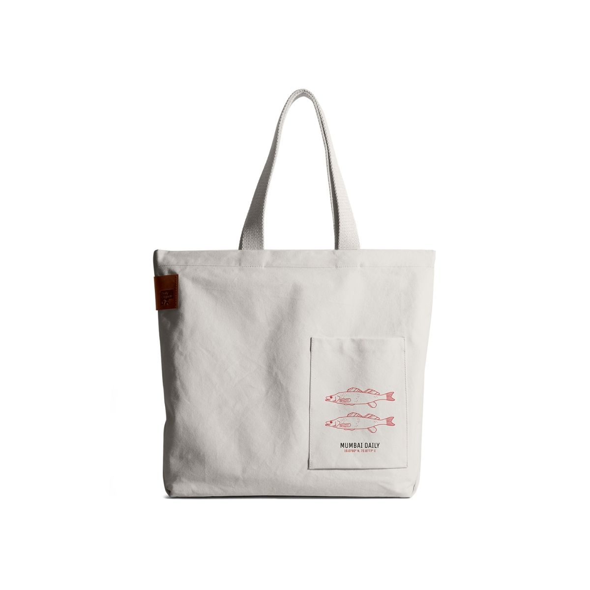 Buy DailyObjects 100% Cotton Canvas Mumbai City Womens Large Tote