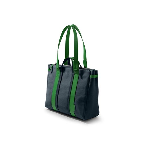 JH9458 Cosmo Bag with Custom Imprint Navy Blue 9 W x 7½ H x 3½ D