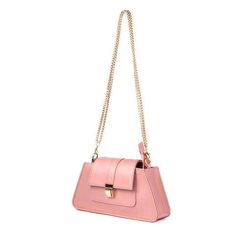 Buy Strokes by Namrata Mehta Rose Quartz Mini Baguette Bag Online