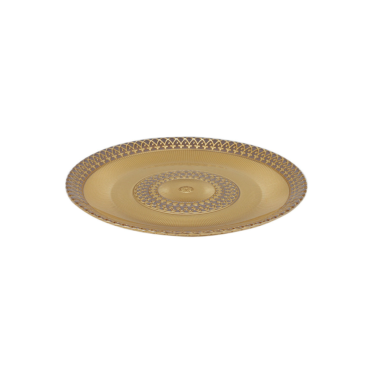 Pure Home + Living Katre Gold Dinner Plate Buy Pure Home + Living