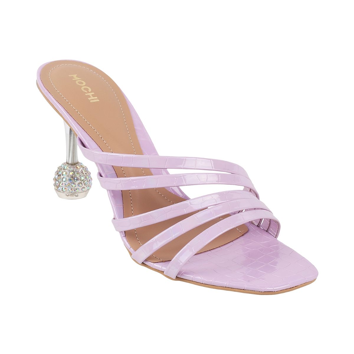 MOCHI Women Pink Heels - Buy MOCHI Women Pink Heels Online at Best