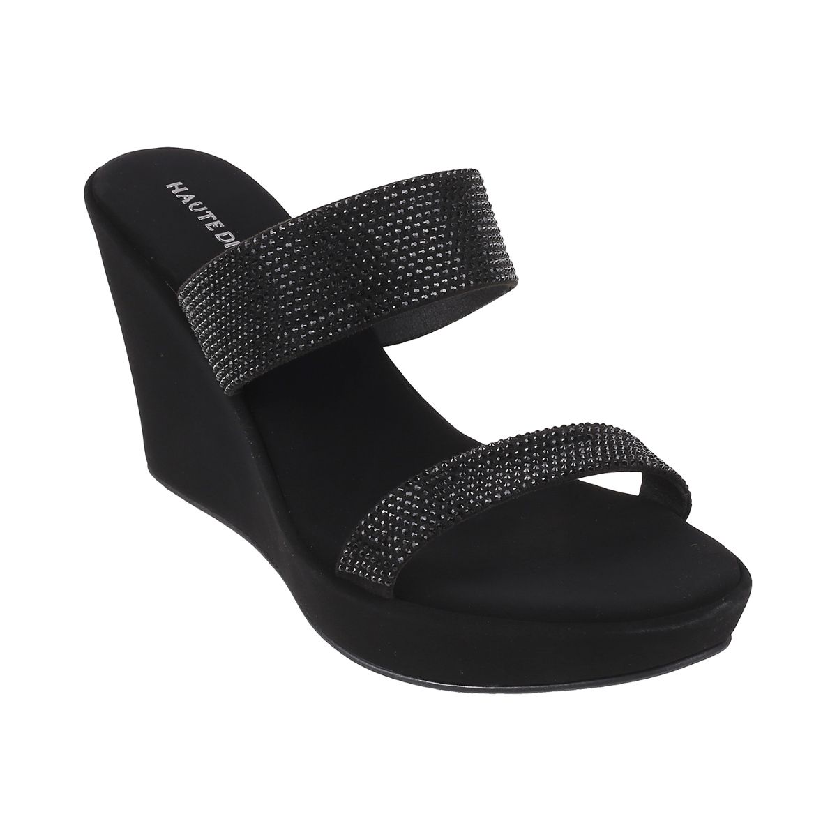 Buy Women Black Wedding Slip Ons Online | SKU: 35-4514-11-36-Metro Shoes