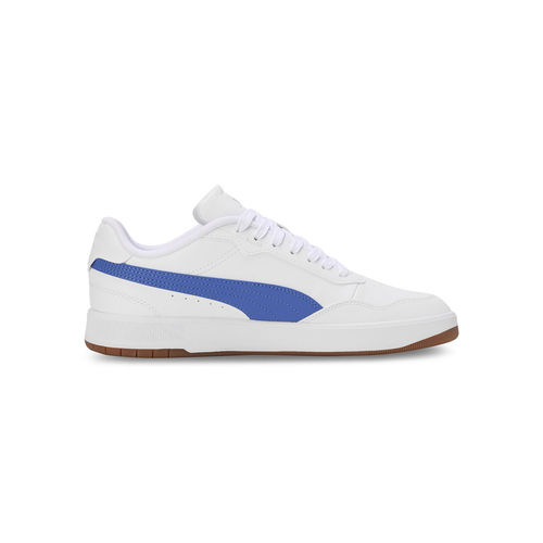 Puma Court Ultra Lite Unisex Off White Blue Sneakers (UK 8)