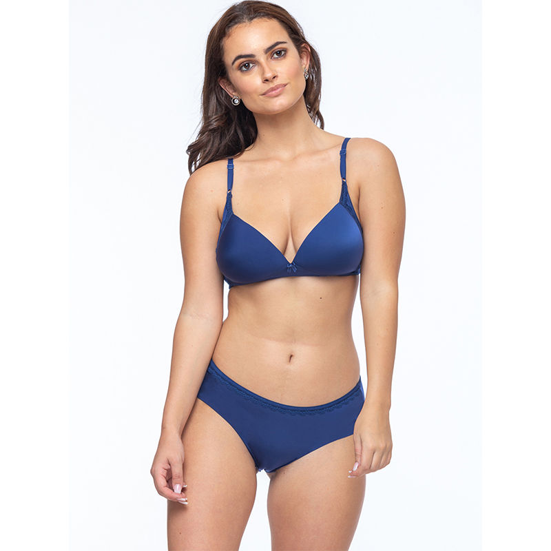 Hosiery Royal Blue Plus Size Non Padded Bra, Size: 36D, Plain at Rs  231/piece in Bengaluru