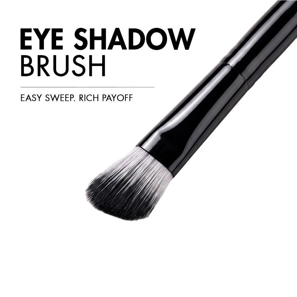 Flicka Professional Super Soft Dense Bristles Hd Finish For Eyes Makeup - 10 Eye Shadow Brush