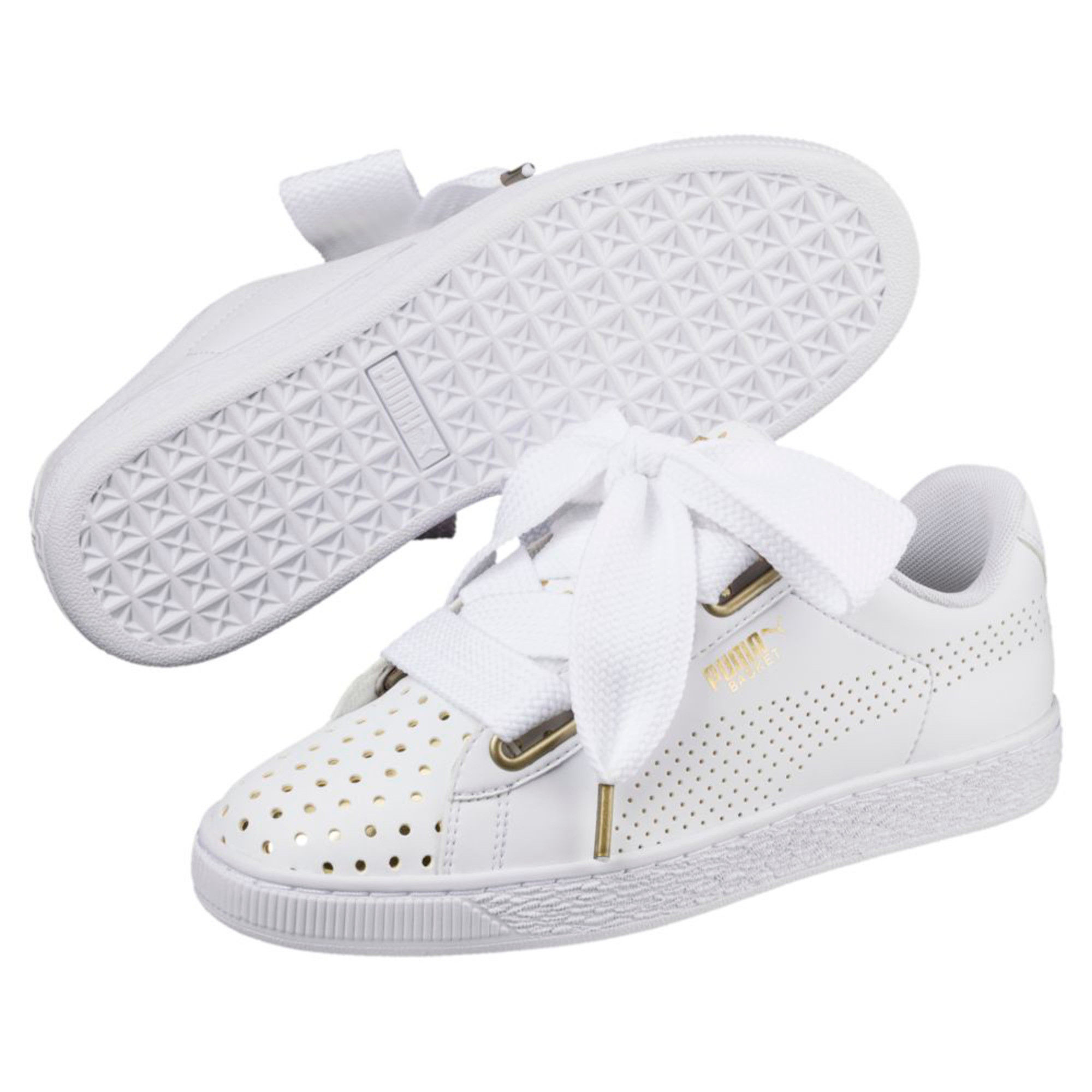 Puma basket heart ath clearance lux wn's