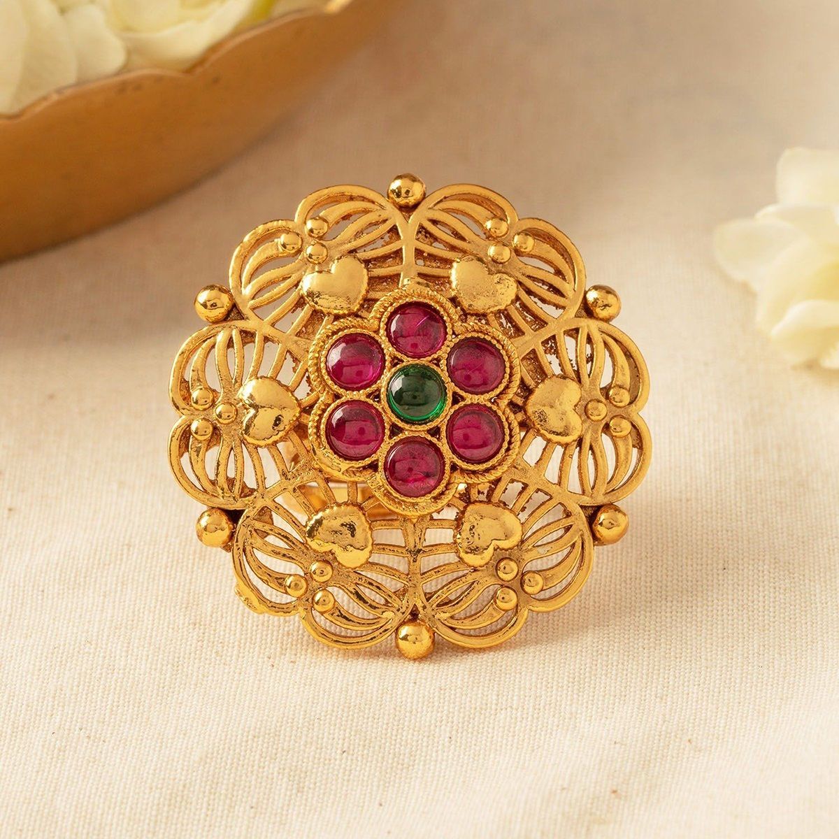 new design wedding gold flower ring for girls /women #trending #viral  video# 2024❤️❤️❤️ - YouTube