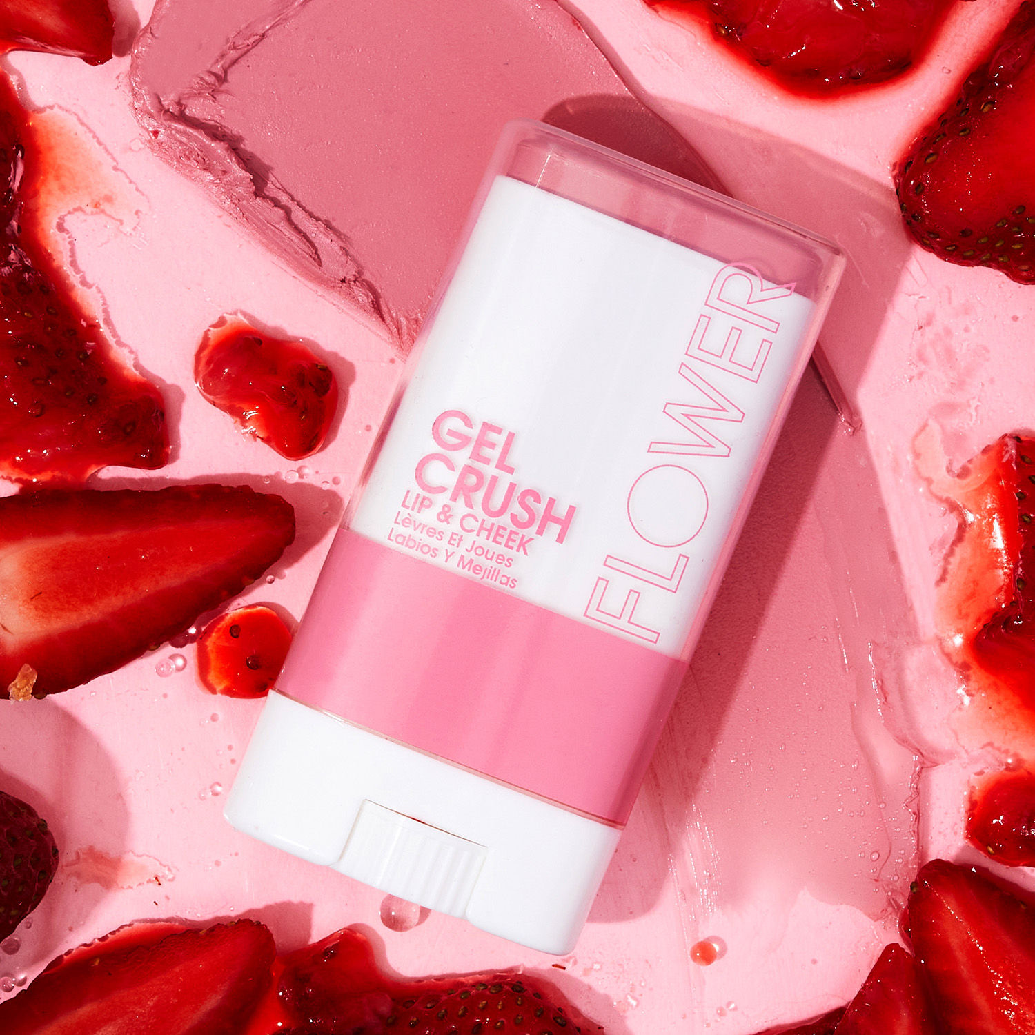 Flower Beauty Gel Crush Lip & Cheek Strawberry Crush Buy Flower
