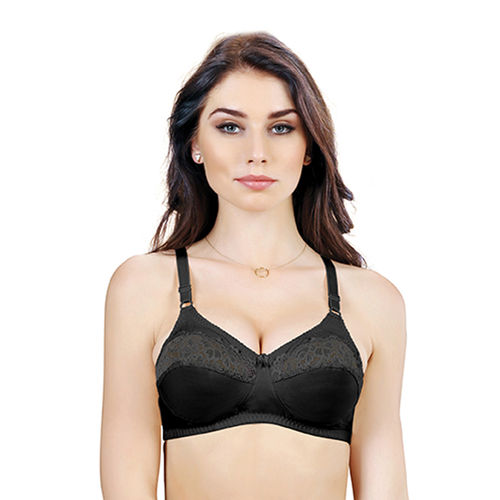 Groversons Paris Beauty Non-Padded Wirefree Full-Coverage Bra-PO2