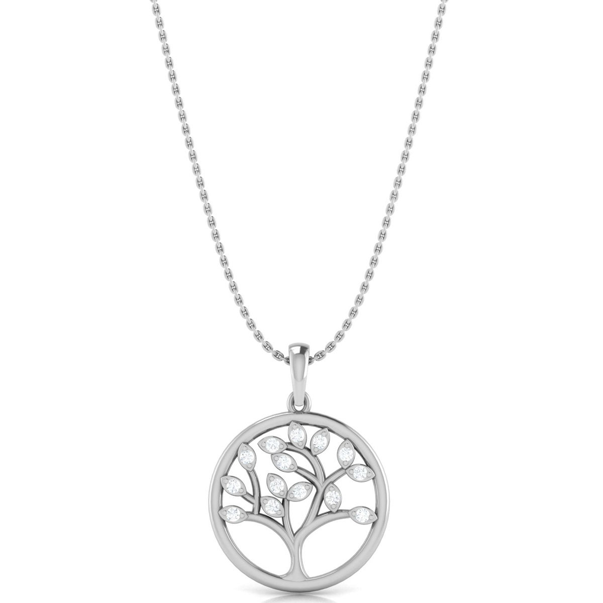 Tree Of Life Necklace - Pendant Necklace Of Yellow Gold