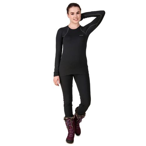 Buy Columbia Women Black Heavyweight Stretch Long Sleeve Thermal