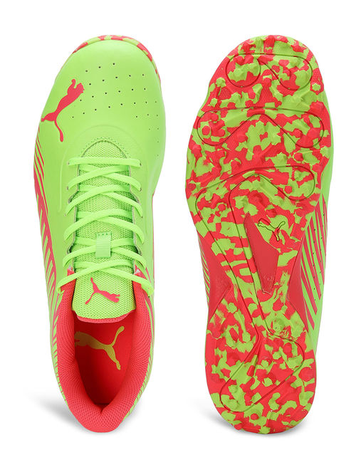 Puma 22 Fh Rubber Men Green Cricket Shoes