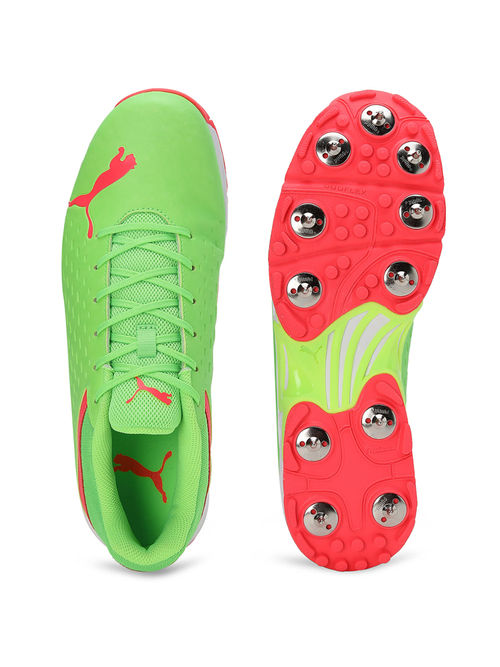 Puma Spike Men Green Cricket Shoes