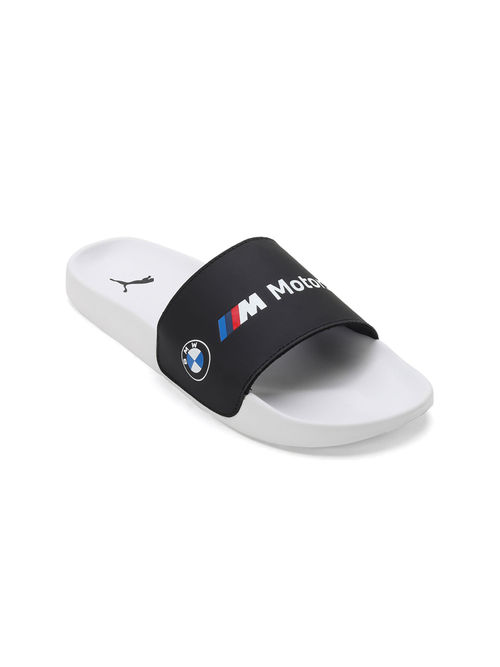 Buy Puma BMW Mms Logo Leadcat Unisex Black Sliders Online