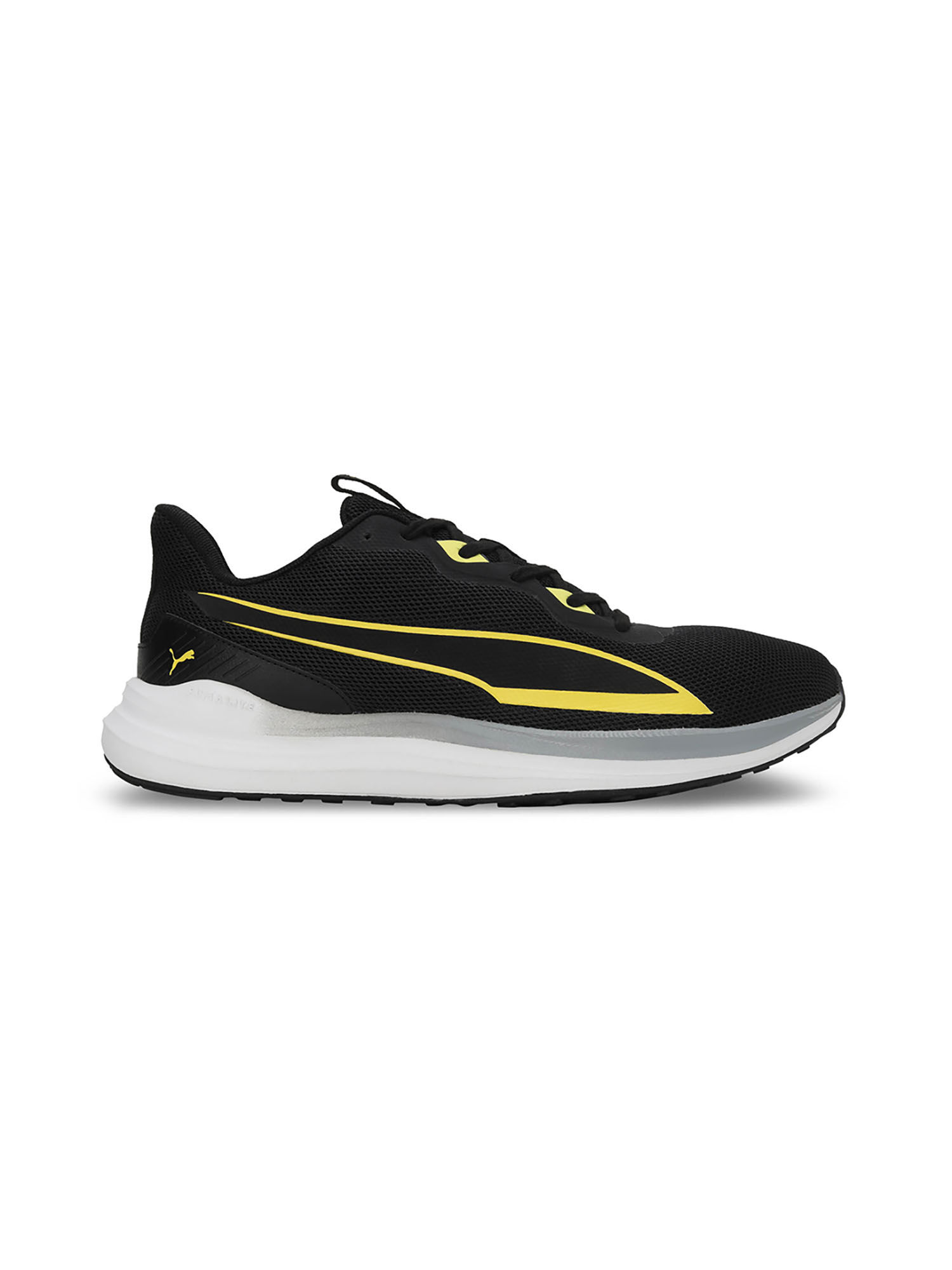 Black yellow hotsell running shoes