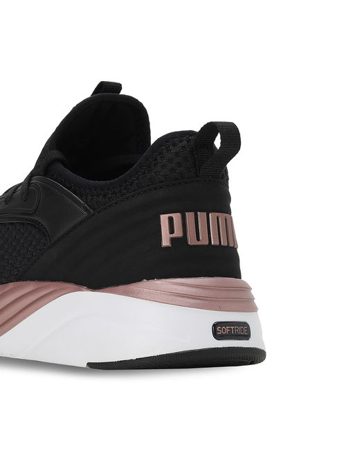 Puma Softride Ruby Luxe Women Black Running Shoes (UK 3)