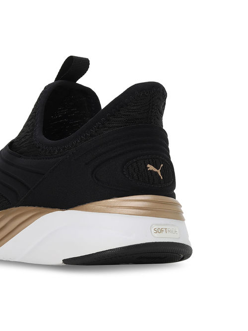 Buy Puma Softride Sophia Slip Metal Women Black Running Shoes Online
