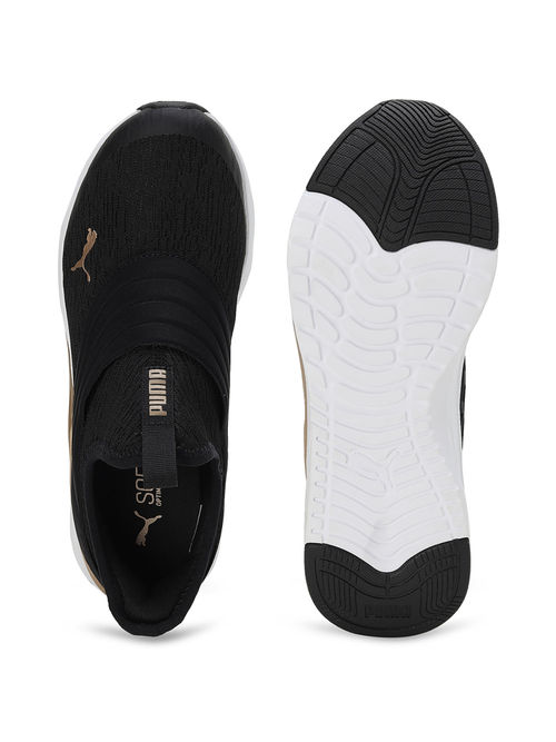 Buy Puma Softride Sophia Slip Metal Women Black Running Shoes Online
